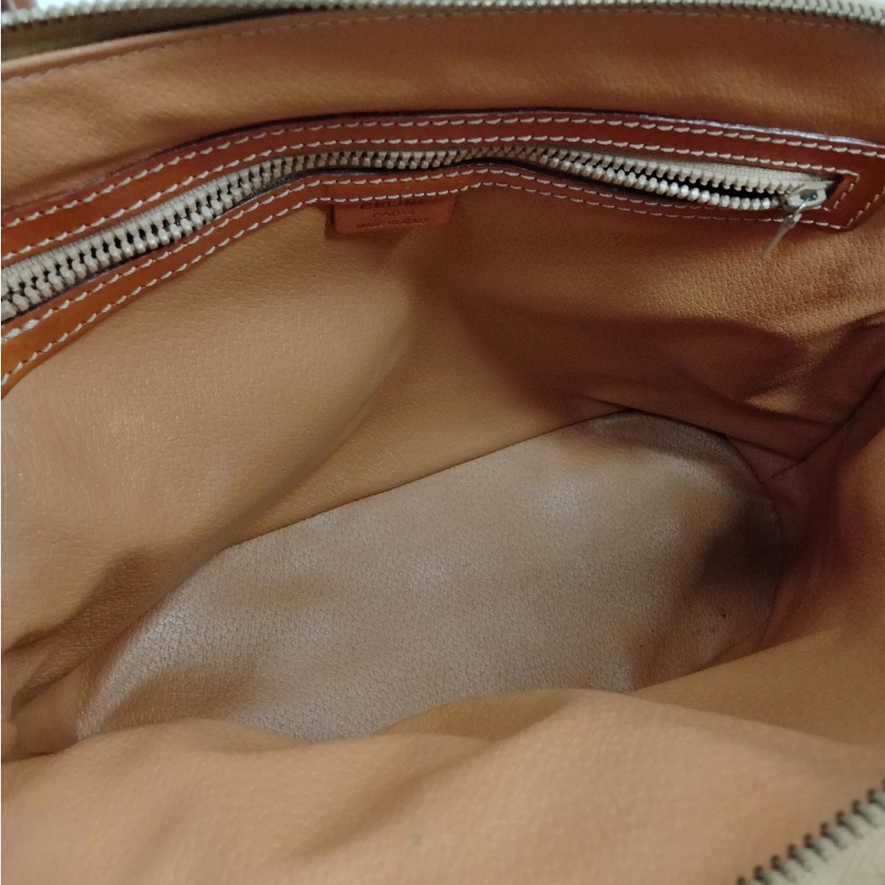 Celine Authentic Brown Macadam Handbag - Picture 8 of 10